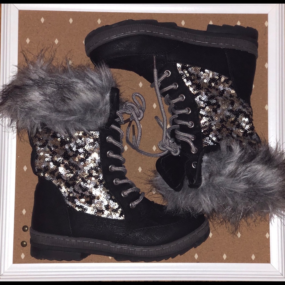 Justice Winter Fur Lined Boots